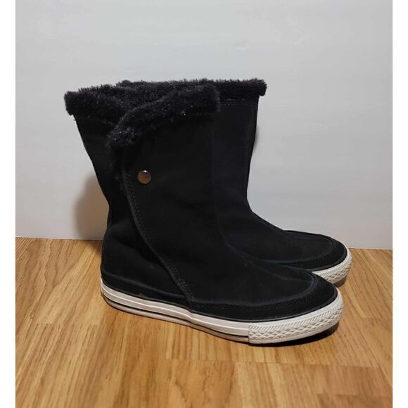 Converse Chunk Taylor Fur Winter Boots 6 - Picture 3 of 9